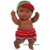 Младенец мальчик мулат Изан в шортах и кепке Paola Reina 21101